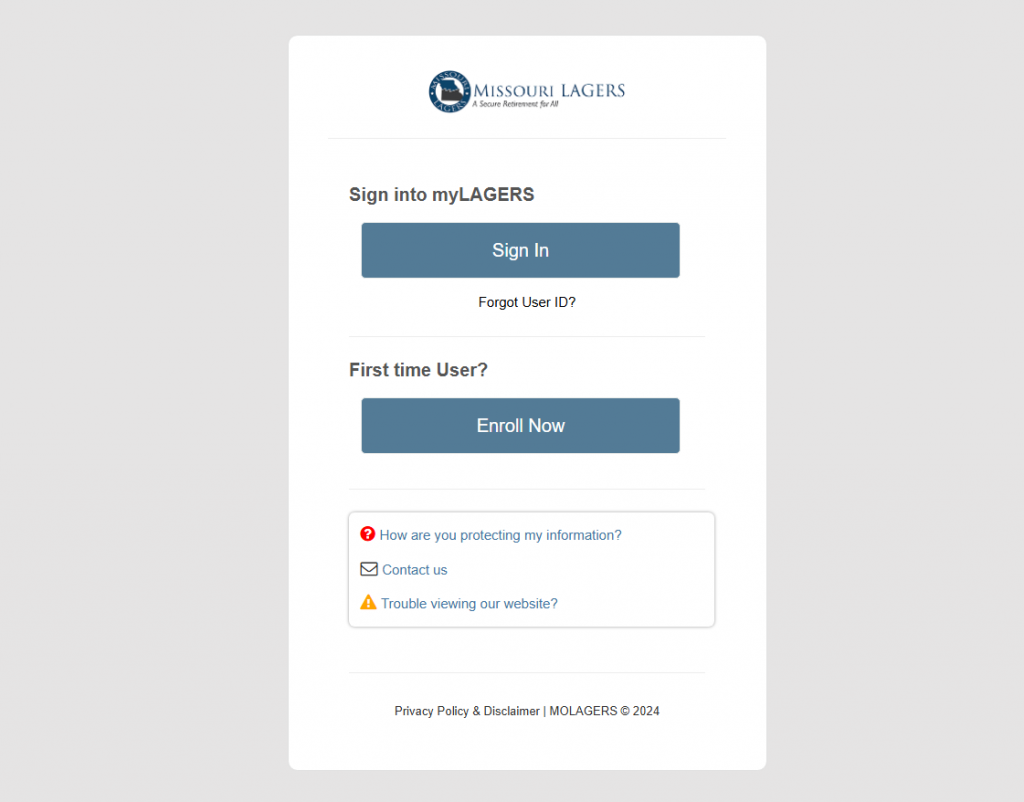 Update your banking information on myLAGERS