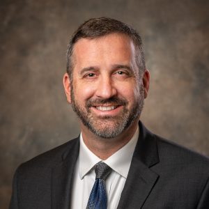 headshot of Drew Hilpert