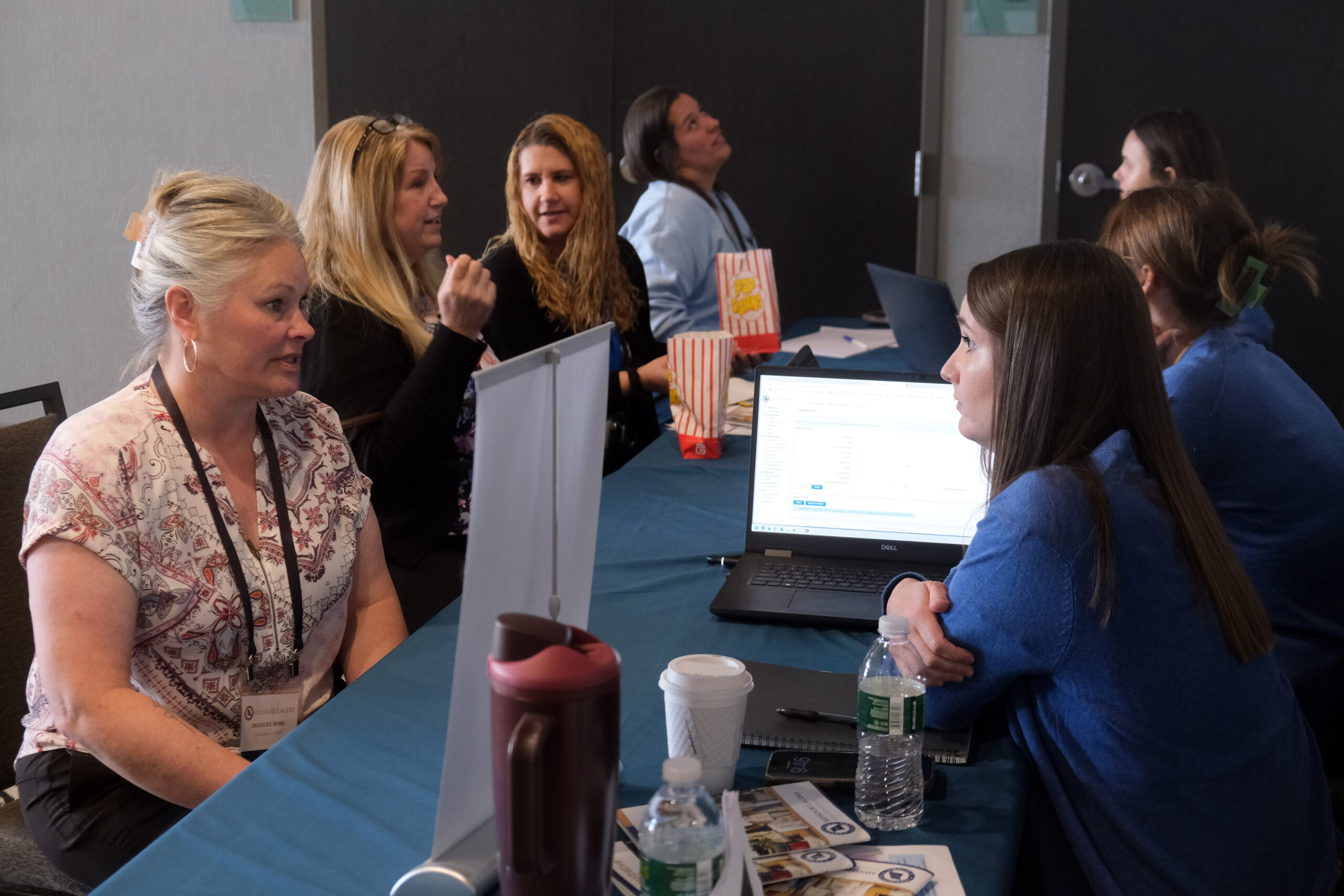 Employer services specialists meet with a conference attendees during a custom one-on-one counseling session for LAGERS plan administrators at the annual LEARN Conference held in Springfield, Mo. on May 13-14, 2026.