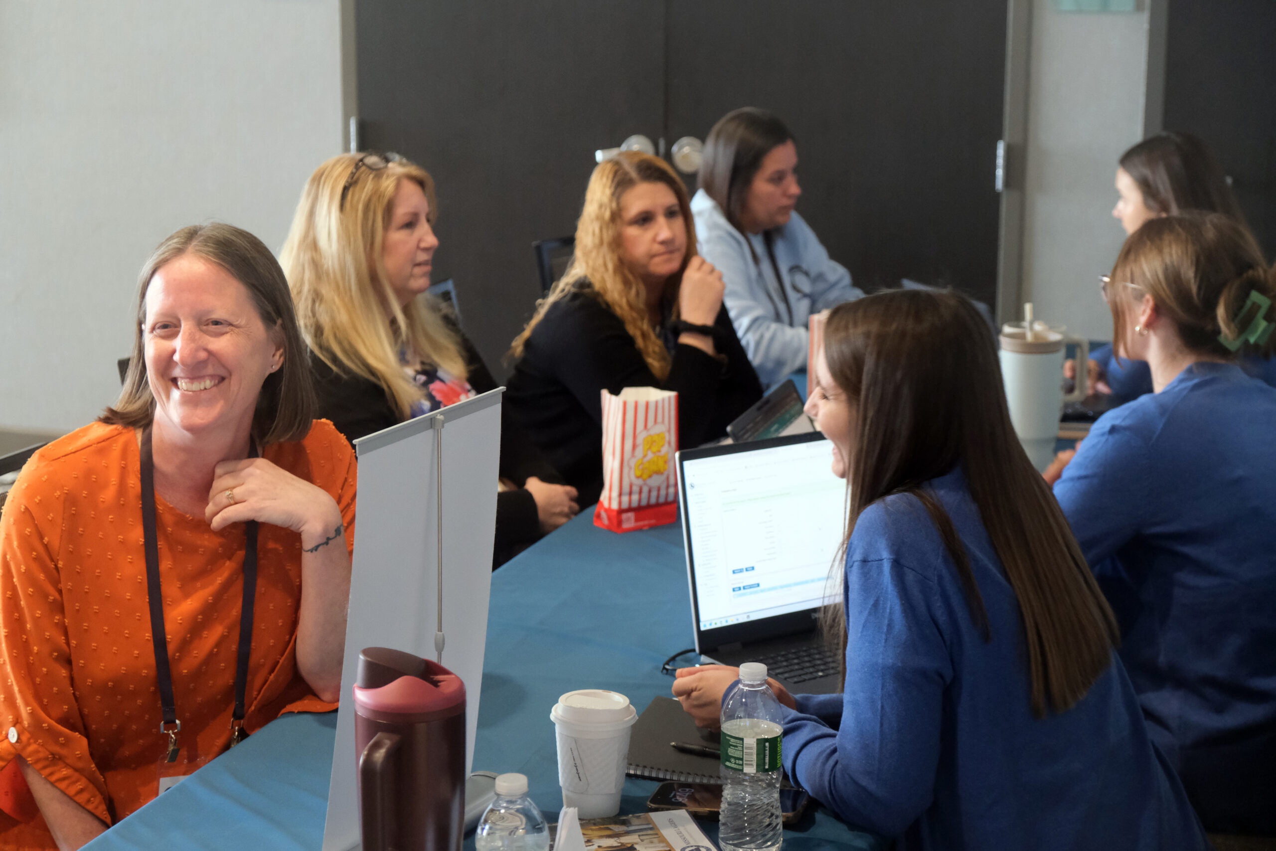 Employer services specialists meet with a conference attendees during a custom one-on-one counseling session for LAGERS plan administrators at the annual LEARN Conference held in Springfield, Mo. on May 13-14, 2026.
