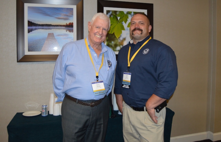 Board Member Bob Ashcroft and Board Chair Arby Todd