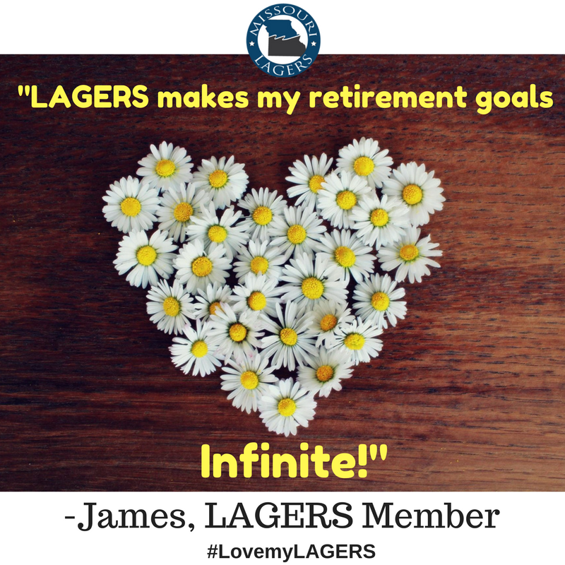 LAGERS makes my retirement goals infinite - James, LAGERS Member