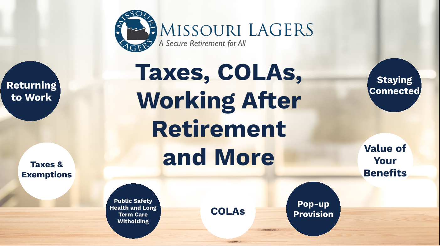Taxes, COLAs, Working After Retirement and More