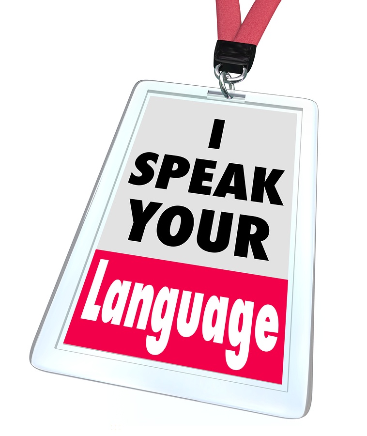 I Speak Your Language Badge Translator Service