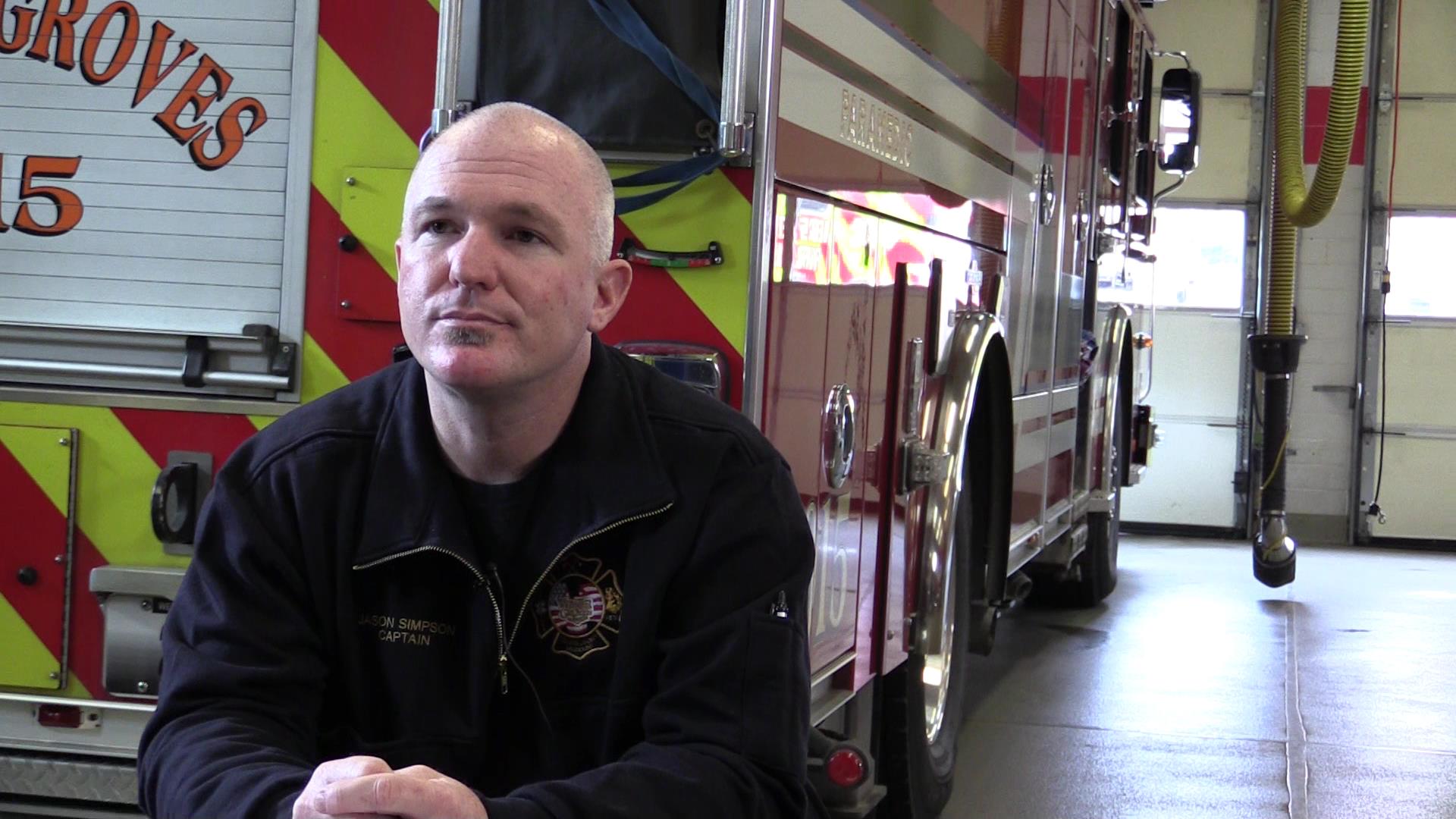 Jason Simpson, Fire Captain at Webster Groves Fire Department