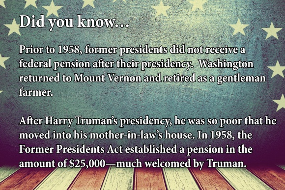 Truman and Presidential pensions